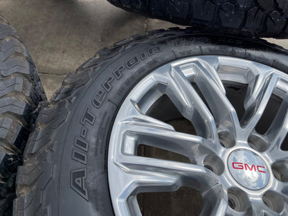 20" GMC Yukon Sierra Tahoe Silverado OEM 2120 14024 wheels rims BFG KO2 A/T 33"
