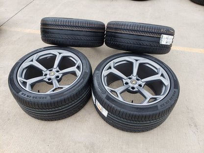 22" Lamborghini Urus OEM wheels rims gray Taigete 2022 2023 2024 2025 2026 NEW