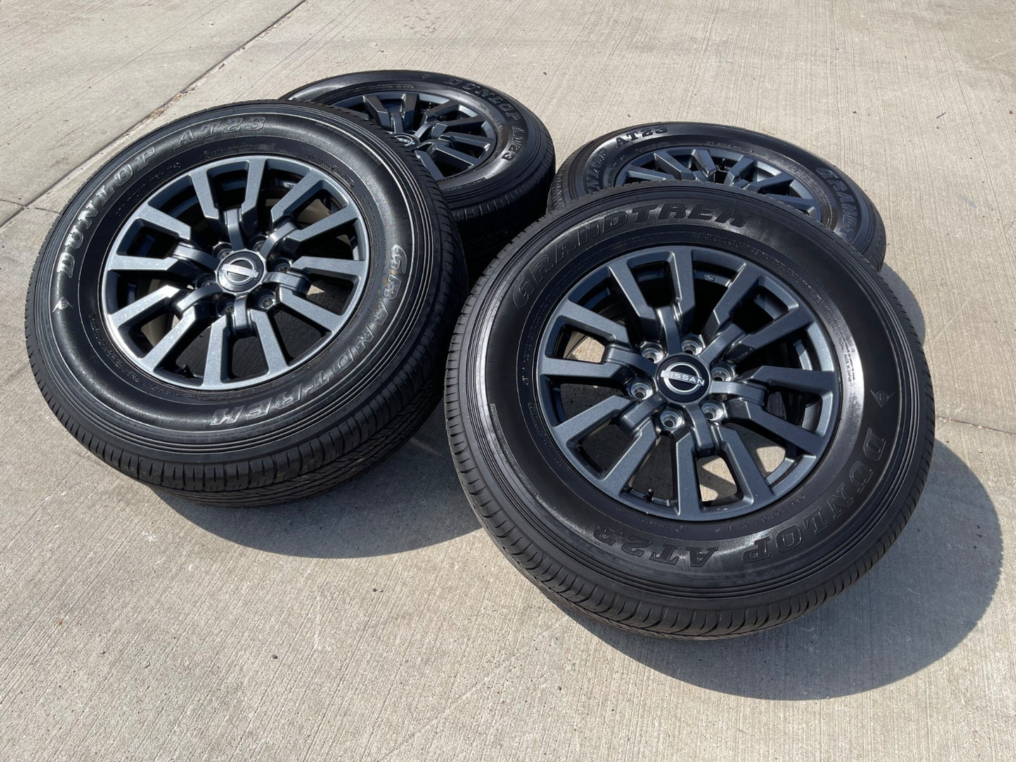 18" Nissan Titan Armada OEM wheels rims tires SET FITS 2006-2027