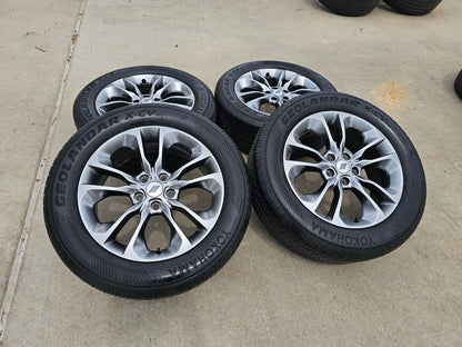 20" Jeep Grand Cherokee L OEM 2659 2660 wheels rims tires YOKOHAMA SET