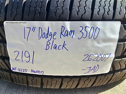 17" Dodge Ram 3500 Dually 8x200 wheel rim 2703 2704 OEM 2022 2023 2024 2025 2026