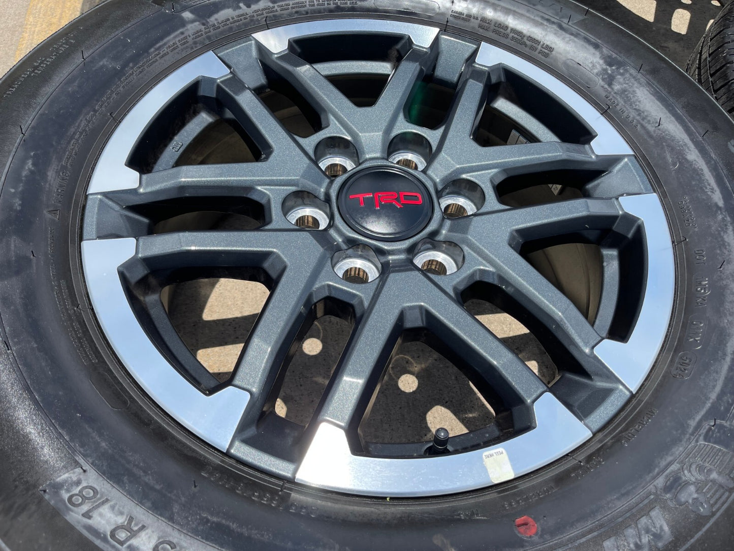 18" Toyota Tacoma 4Runner TRD OEM 10641 wheels rims 2024 2025 2026 2027 NEW
