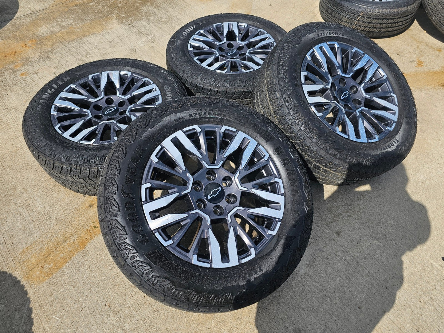 20" Chevy Silverado Z71 GMC Sierra Canyon OEM wheels rims 2025 2026 2027 SET