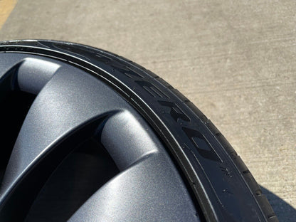 20" Tesla Model 3 OEM Uberturbine wheels rims tires 2021 2022 2023 2024 2025