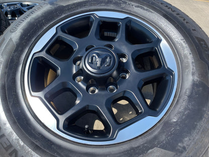 18" Dodge RAM 2500 3500 OEM 68629288 wheels rims tires CONTINENTAL