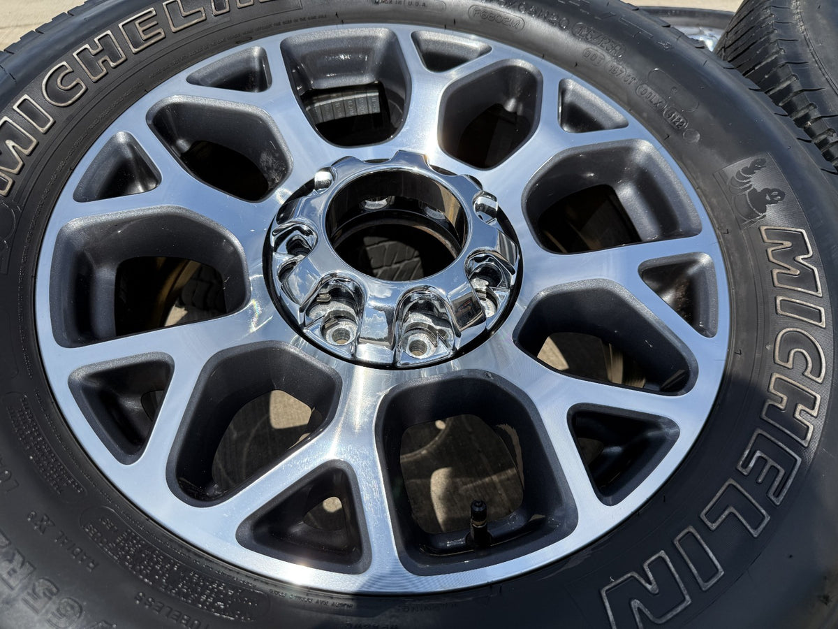 20" Ford F-250 F-350 OEM Lariat wheels rims 10292 tires SET MICHELIN A/T2