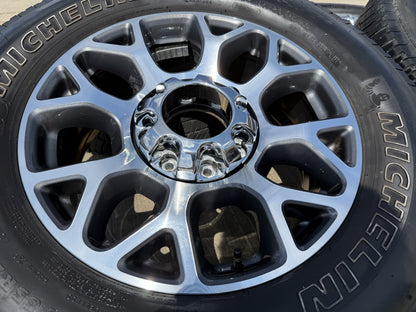20" Ford F-250 F-350 OEM Lariat wheels rims 10292 tires SET MICHELIN A/T2