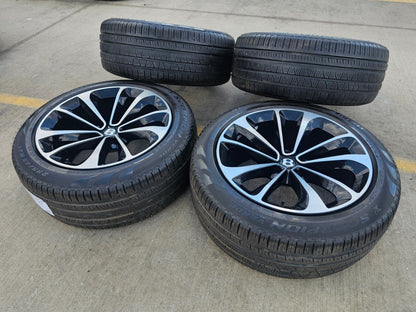 21" Bentley Bentayga OEM wheels rims black Mulliner Continental Flying Spur GT