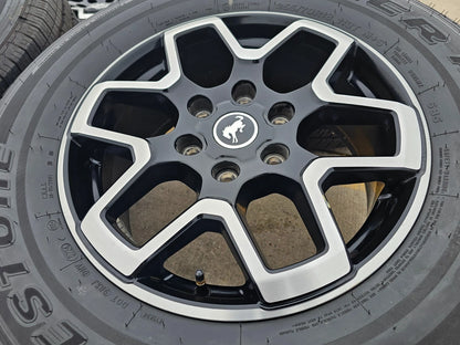 18" Ford Ranger Bronco wheels rims 10389 95213 black 2022 2023 2024 2025 NEW