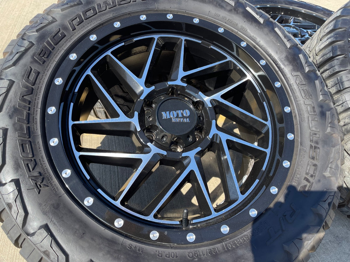 20x9 20" MOTO METAL MO985 Breakout Silverado RAM Tacoma wheels rims 6x139 6x5.5