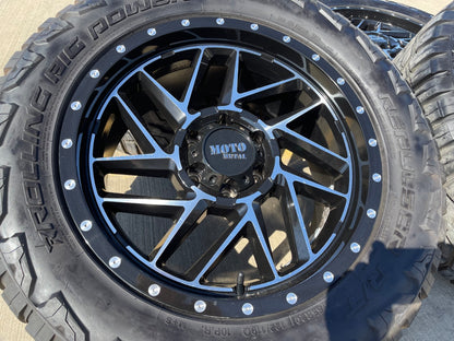 20x9 20" MOTO METAL MO985 Breakout Silverado RAM Tacoma wheels rims 6x139 6x5.5