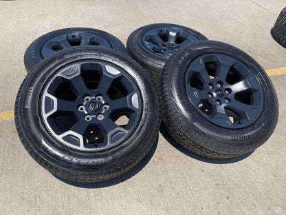 20" Dodge Ram 1500 OEM Laramie Black 2680 wheels rims tires 2024 2025 2026 NEW