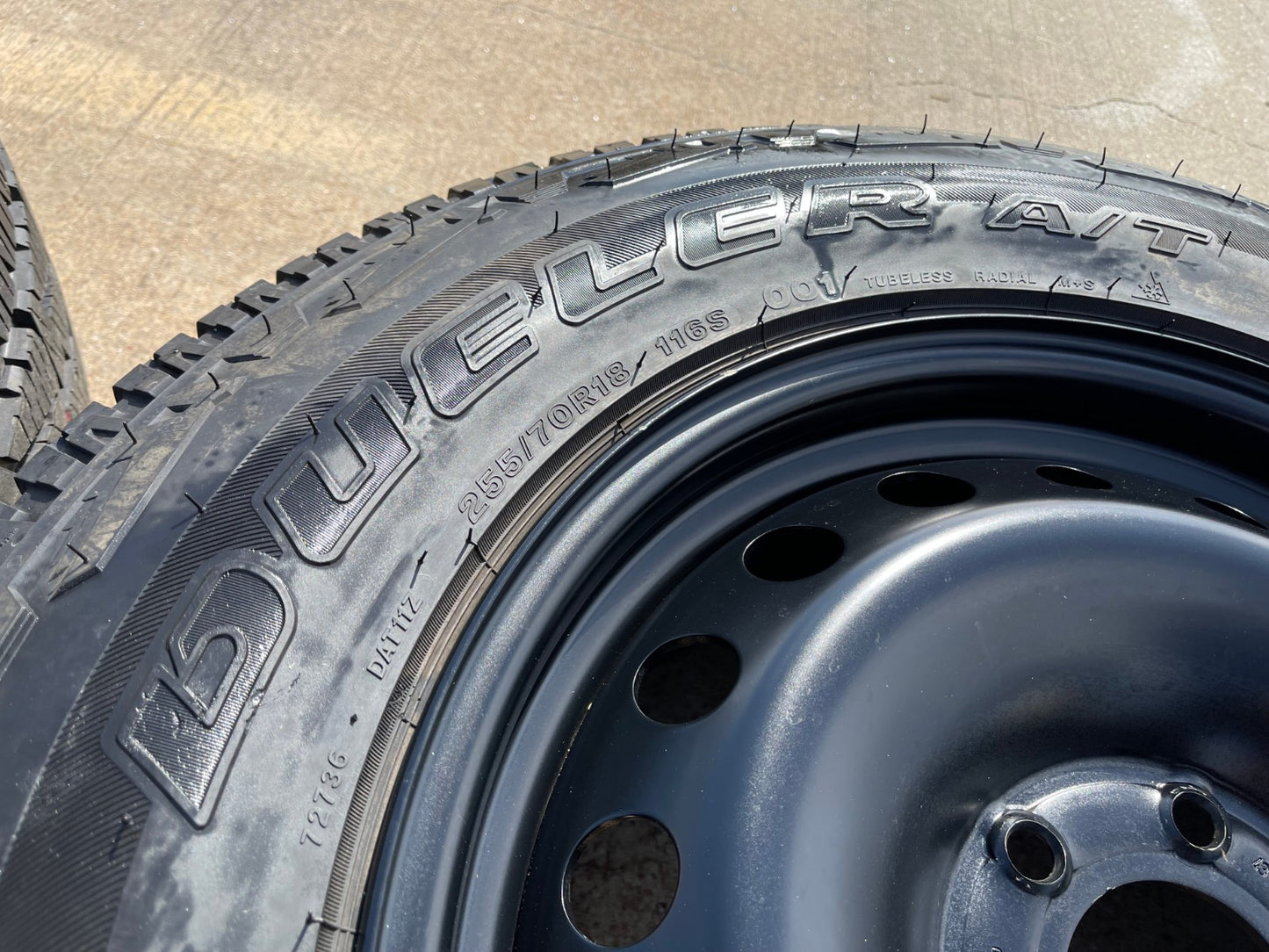 (1) 18" INEOS Grenadier OEM steel wheel rim tire 2024 2025 2026 NEW