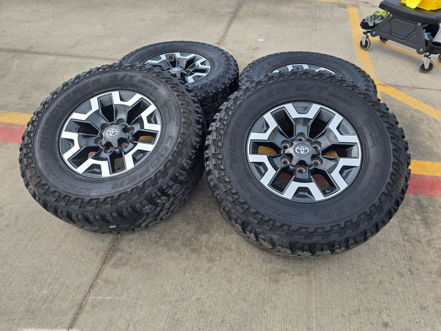 16" Toyota Tacoma TRD wheels rims 75189 OEM 4Runner tires COOPER S/T MAXX