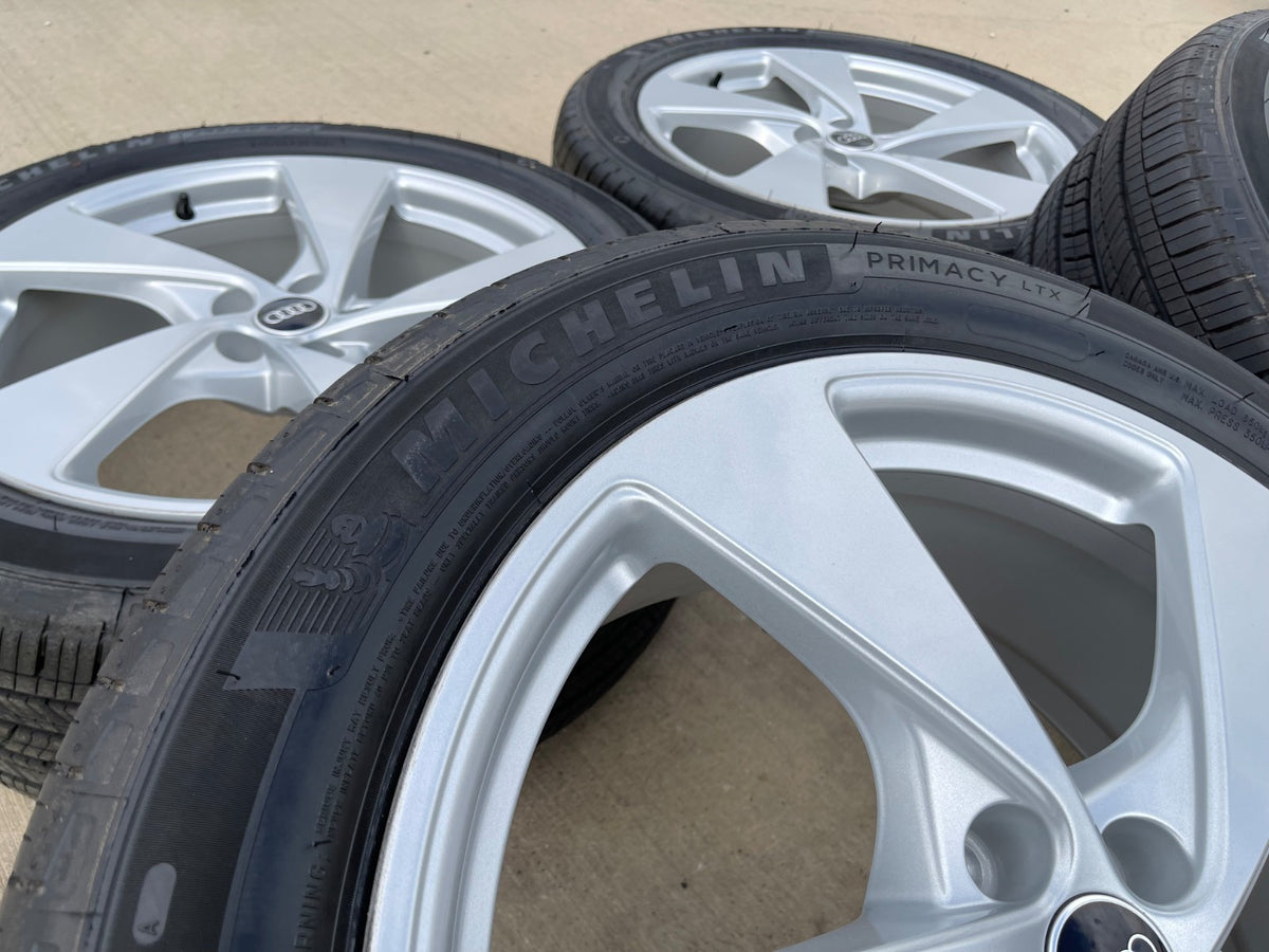 20" 20x8 Audi Q5 wheels rims OEM 94361 Q3 Q7 Q8 SQ5 SQ3 RS S SET MICHELIN NEW