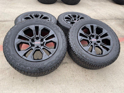 20" Chevy Tahoe Silverado OEM 14090 95417 wheels rims tires BRIDGESTONE A/T NEW