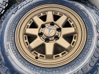 17" 4Runner Toyota Tacoma OEM BRONZE wheels rims FJ FALKEN WILDPEAK A/T4 NEW