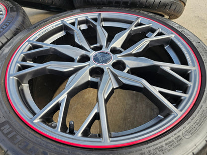 19" + 20" Chevy Corvette Z06 C8 OEM FORGED wheels rims 2023 2024 2025 2026 NEW