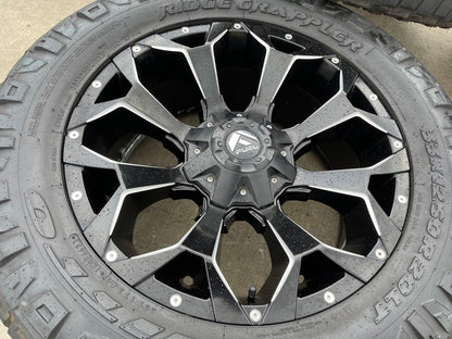 20" 20x9 FUEL Assault D546 Toyota Tundra TSS TRD wheels rims 5x139 5x150 NITRO