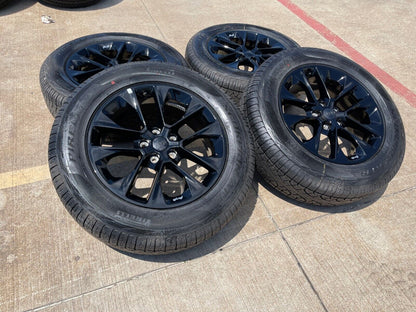 20" Jeep Wrangler HIGH ALTITUDE OEM Black wheels rims 96902 Gladiator NEW