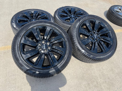 22" Lincoln Navigator OEM rims wheels Black Label 95384 10496 2022 2023 2025 NEW