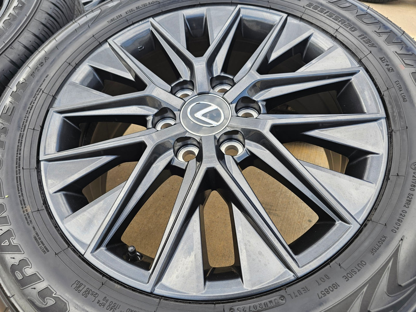 20" Lexus GX550 OEM wheels rims Land Cruiser Tundra 10545 LX600 2025 2026