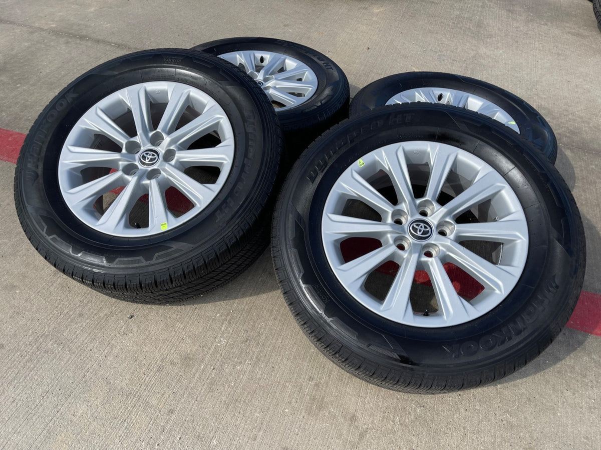 18" Toyota Grand Highlander OEM 10525 wheels rims Lexus TX350 SET HANKOOK