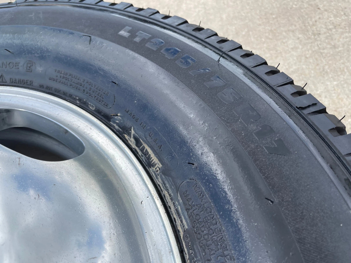 17" Ford F-350 Dually SPARE rim wheel OEM FRONT 3618 tire MICHELIN