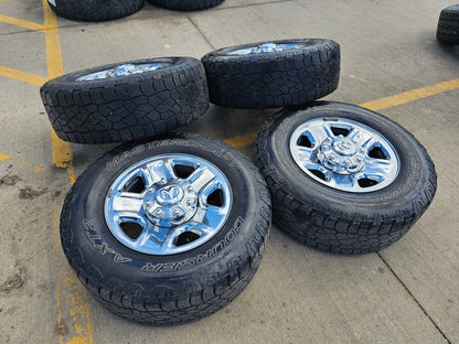 18" Dodge Ram 2500 3500 STEEL chrome OEM 2473 wheels rims tires MASTERCRAFT ATX2