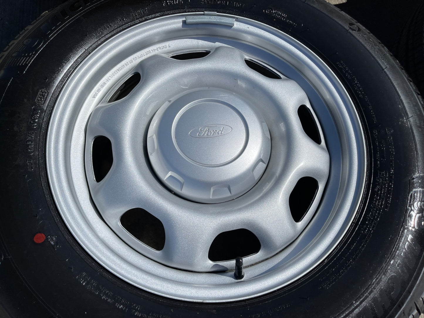 17" Ford F-150 OEM rims wheels 3857 tires steel 2024 2025 2026 2027 MICHELIN NEW