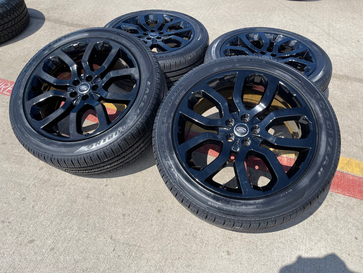 22" Land Rover Range DEFENDER OEM wheels rims black 72247 NEW