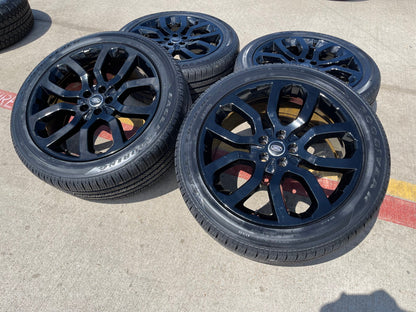 22" Land Rover Range DEFENDER OEM wheels rims black 72247 NEW