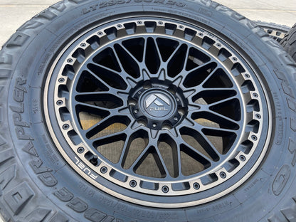 20x9 Fuel Trigger D759 Chevy Silverado RAM Tacoma wheels rims 6x139 6x5.5 tires