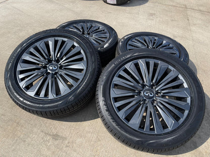 22" Infiniti QX80 QX56 Nissan Titan Armada OEM 94236 wheels rims PIRELLI NEW