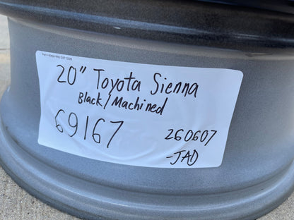 20" Toyota Sienna OEM 69167 rim wheel Venza Rav4 CH-R 2022 2023 2024 2025 2026