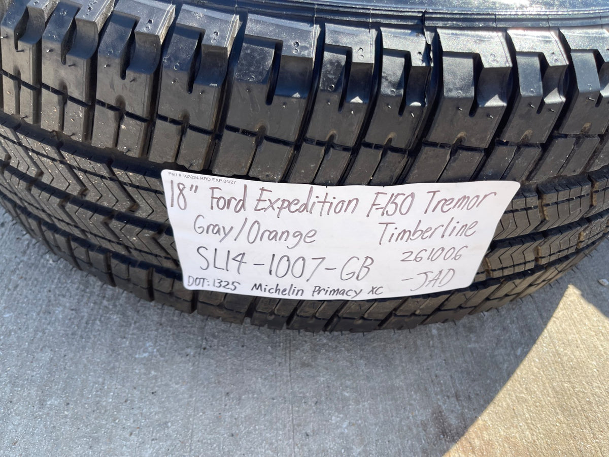 18" Ford Expedition F-150 TREMOR OEM rims wheels 2026 2027 SET MICHELIN NEW