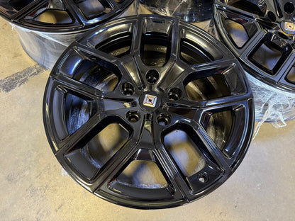 20" Rivian R1T R1S OEM wheels rims black 2022 2023 2024 2025 2026 2027 SET NEW