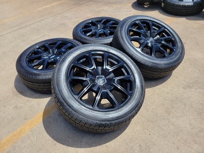 22" Chevy Tahoe Suburban RST OEM 14035 black wheels rims Silverado NEW