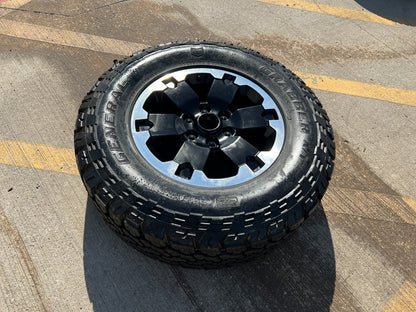 (1) 18" Ford Bronco BADLANDS OEM black wheel rim 10282 Ranger Spare tire