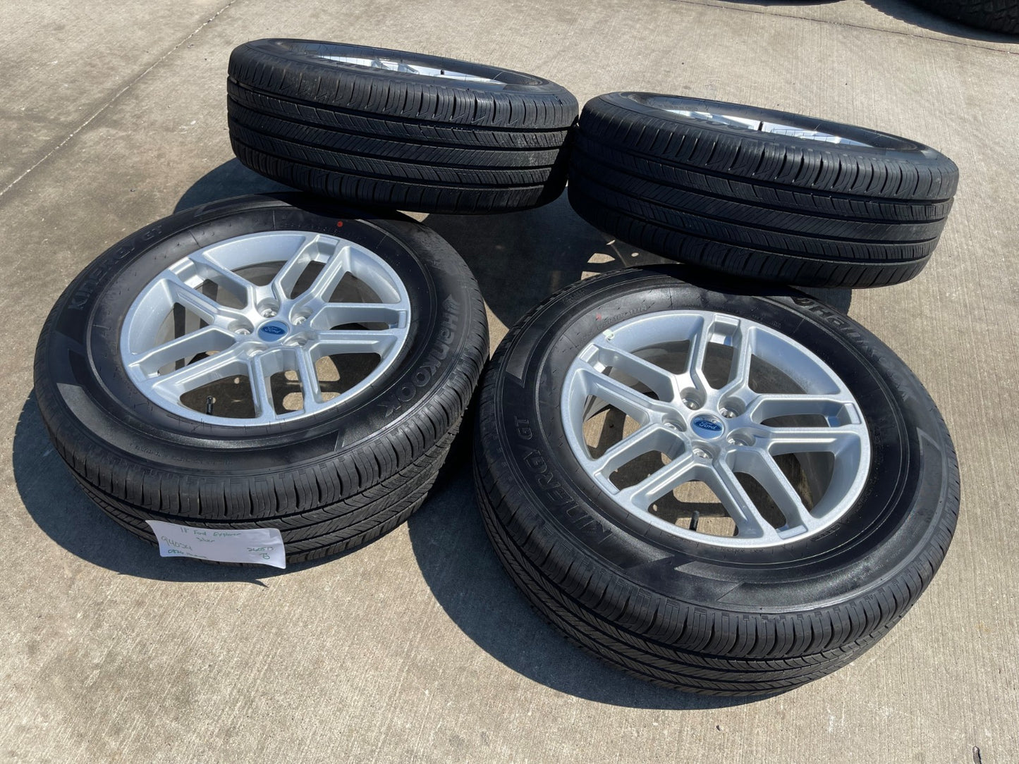 18" Ford Explorer Limited OEM 94024 rims wheels Lincoln Aviator HANKOOK NEW