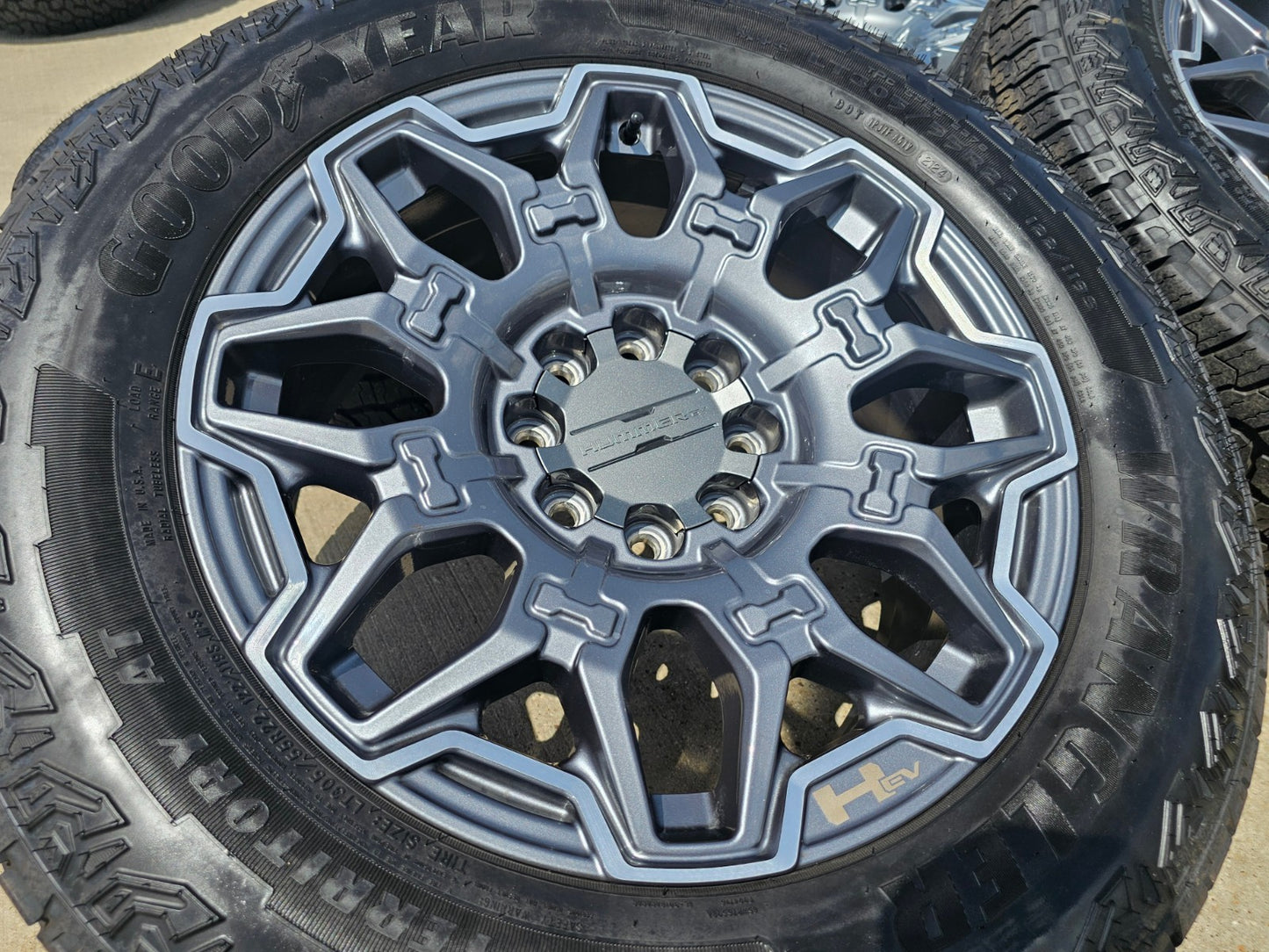 22" Hummer EV HEV 2500 OEM 8x165 14094 wheels rims 2022 2023 2024 2025 2026 NEW