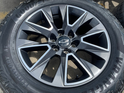 20" Chevy Tahoe Silverado OEM 5919 wheels rims GMC Yukon tires GOODYEAR