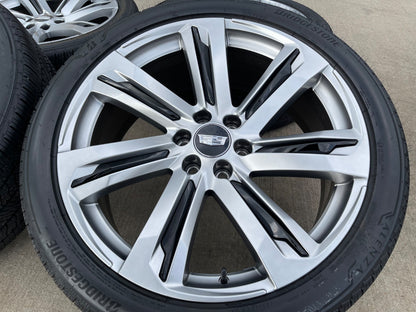 24" Cadillac Escalade V OEM wheels rims 2023 2024 2025 2026 BRIDGESTONE SET NEW