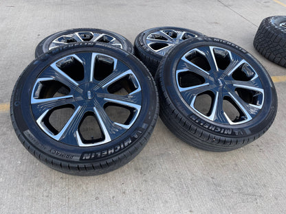 21" Lincoln Nautilus Black Label OEM 10563 rims wheels 2025 2026 NEW MICHELIN