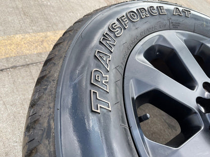 (1) 20" Dodge Ram 2500 3500 LARAMIE OEM 2700 black wheel rim tire spare