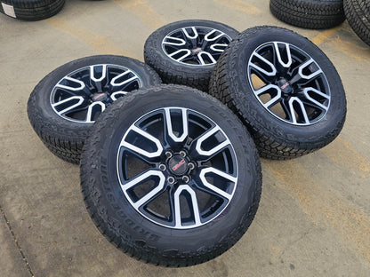 20" GMC Sierra Yukon AT4X Silverado OEM 5914 wheels rims BRIDGESTONE A/T SET NEW