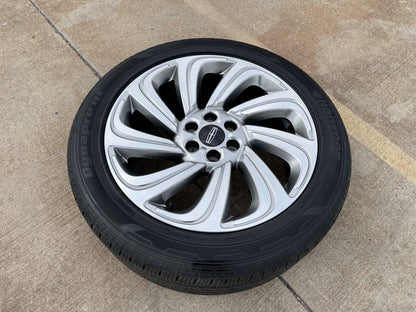 (1) 22" Lincoln Navigator BLACK LABEL OEM 10497 rim wheel 2022 2023 2024 HANKOOK