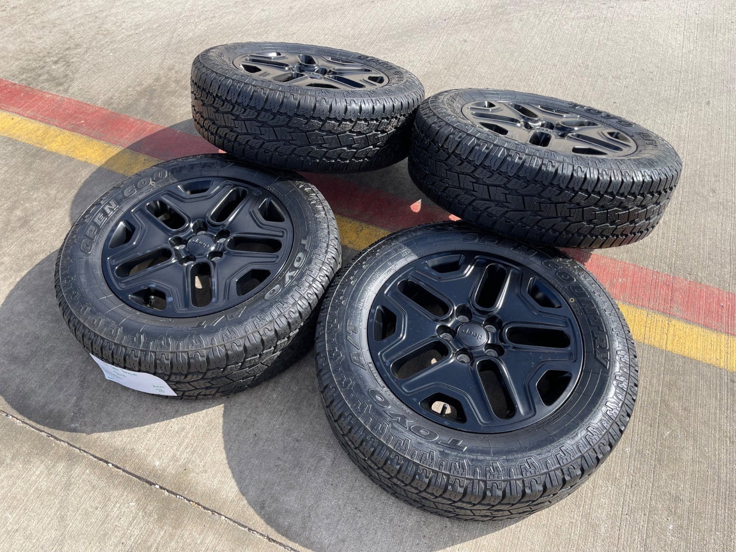 17" Jeep Cherokee wheels OEM rims Compass Renegade 9199 black DISCOUNTED