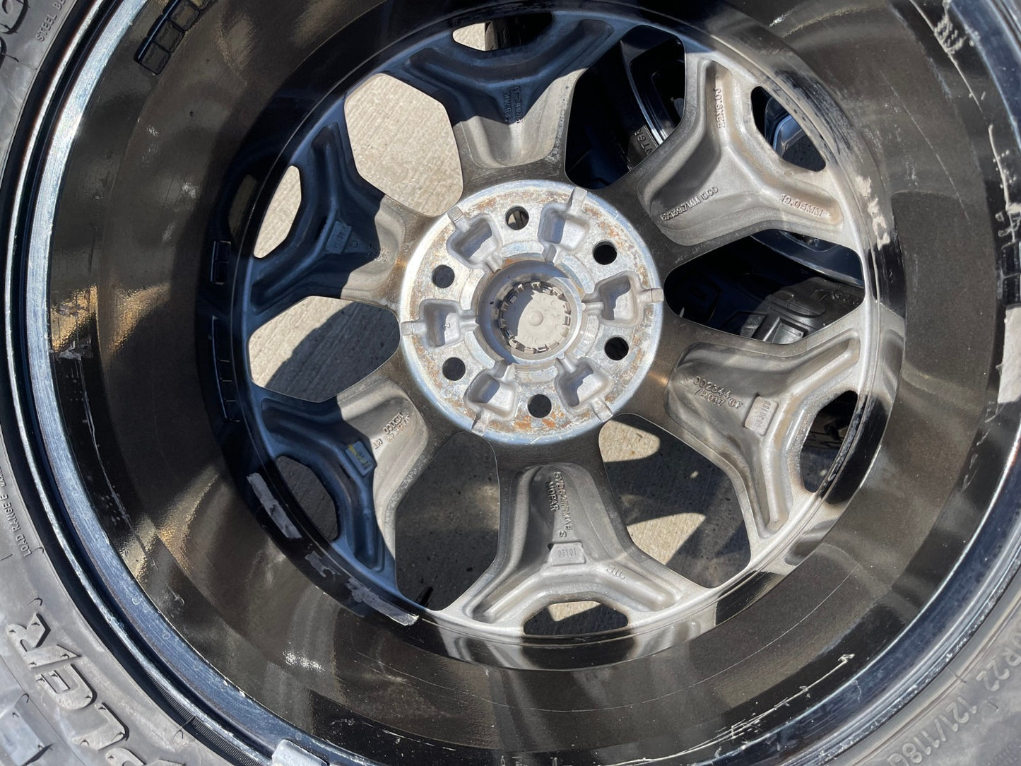 22" Dodge Ram 1500 OEM LIMITED Laramie wheels rims 2685 NITTO RIDGE GRAPPLER