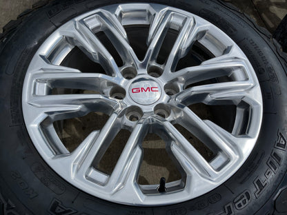 20" GMC Yukon Sierra Tahoe Silverado OEM 2120 14024 wheels rims BFG KO2 A/T 33"
